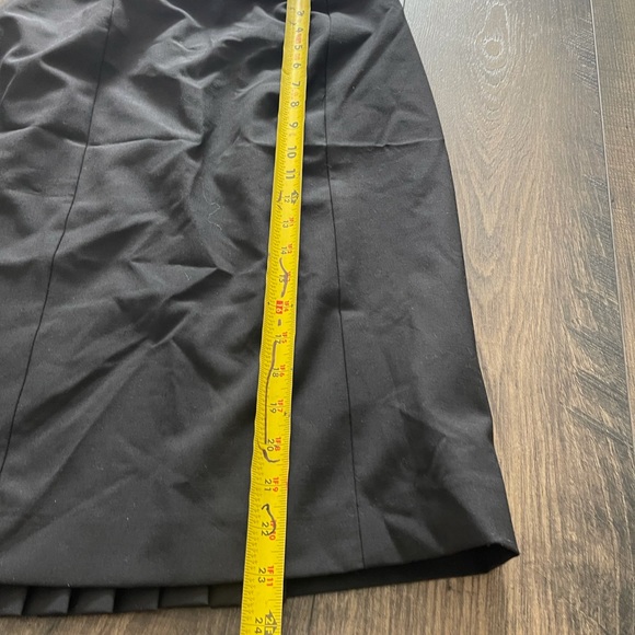 Forth & Towne Allegory Black Straight Skirt Pleat - Picture 4 of 11